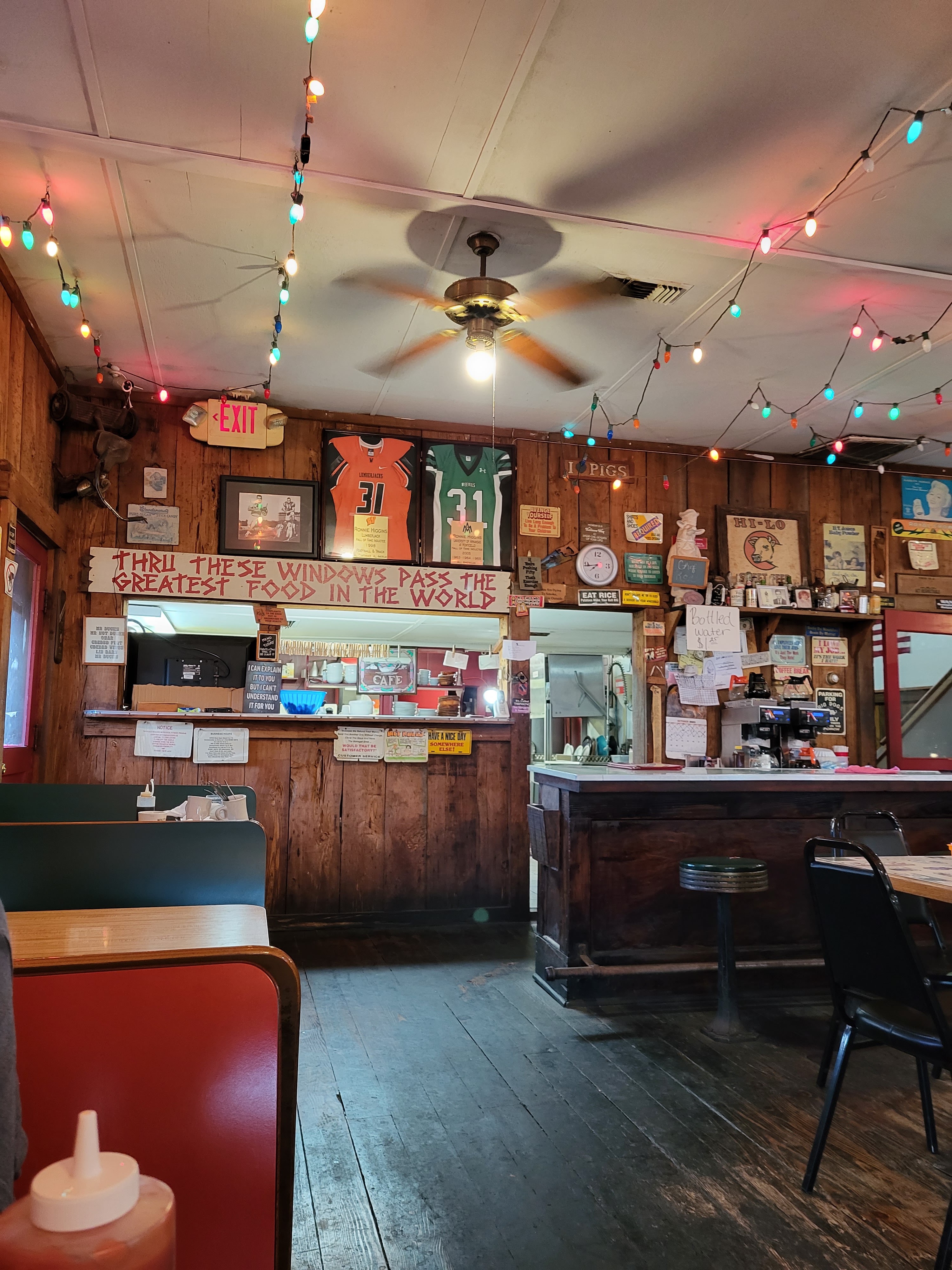 Retro diner interior